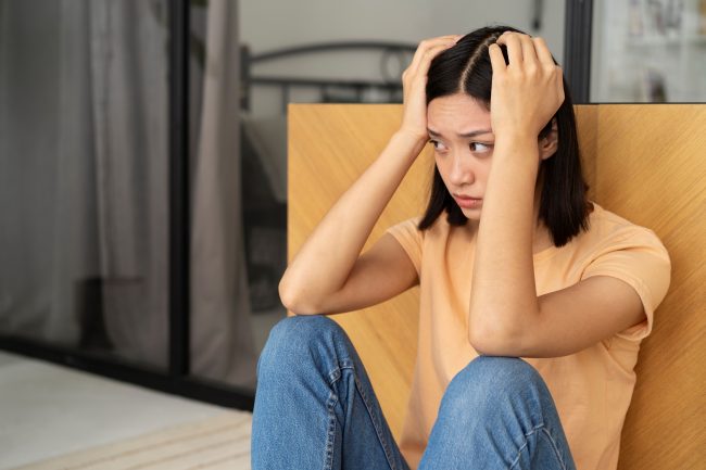 Ilustrasi seseorang terkena GERD Anxiety