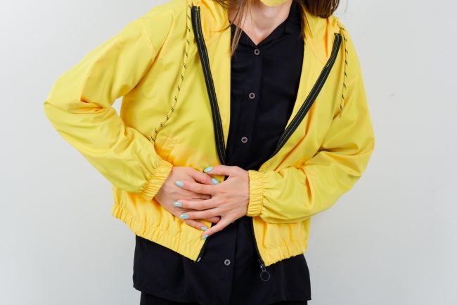 Ilustrasi seseorang terkena infeksi lambung