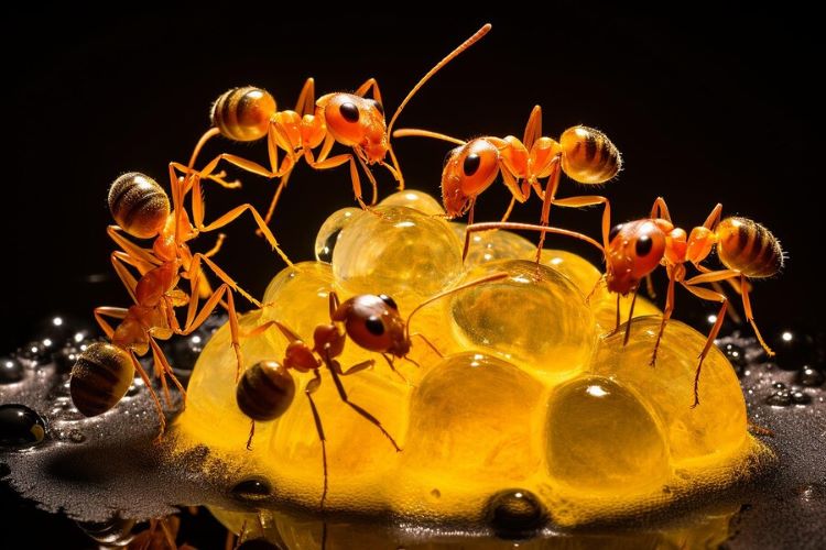 Madu Disemutin, Benarkah Itu Tanda Madu Asli?