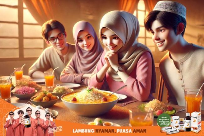 Warga Islam Berbuka Dengan Seblak