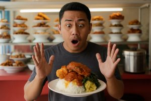 Kaget Porsi Nasi Padang Melimpah