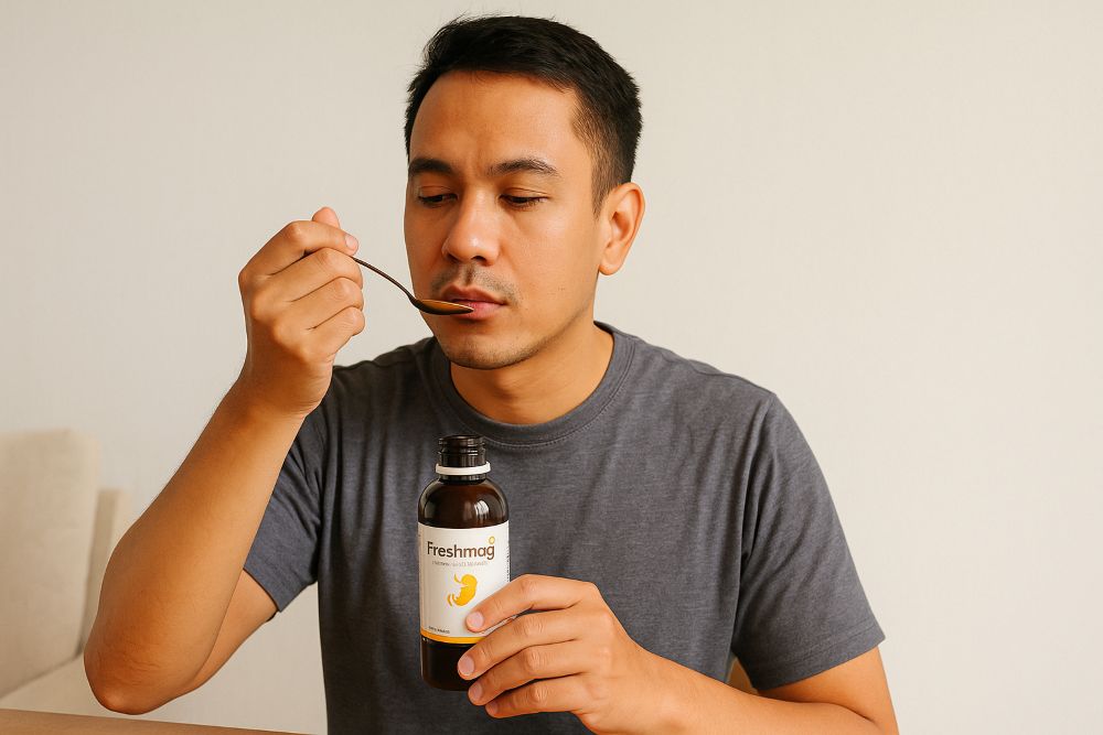 Ilustrasi Pria Minum Madu Freshmag